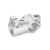GN 192 - T-Angle Connector Clamps, Aluminum, with screw, stainless steel, Inch